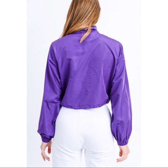 Purple windbreaker - Picture 3 of 4